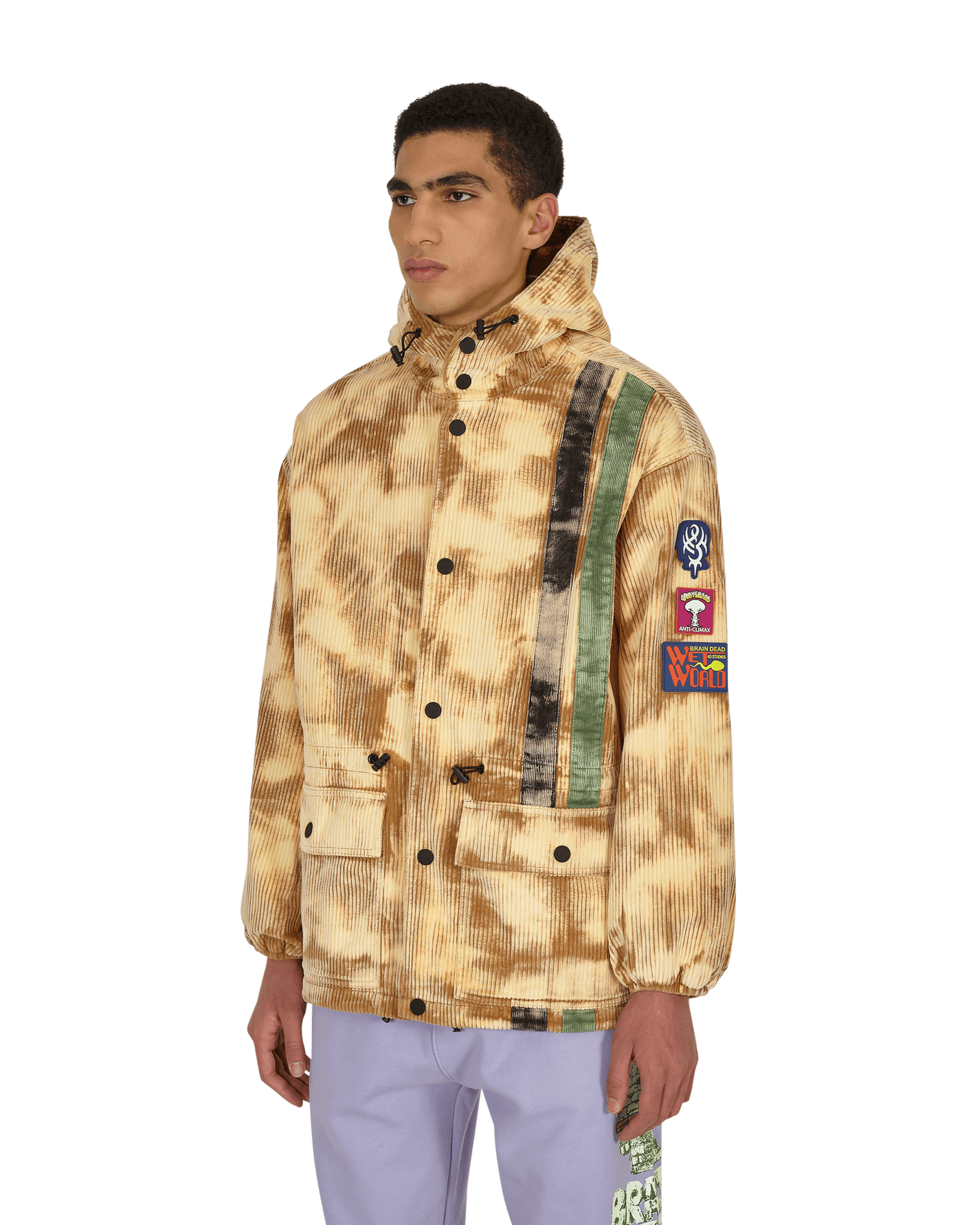 Brain Dead Jacket Cream Coats and Jackets Jackets BDP21O15001799 WH04