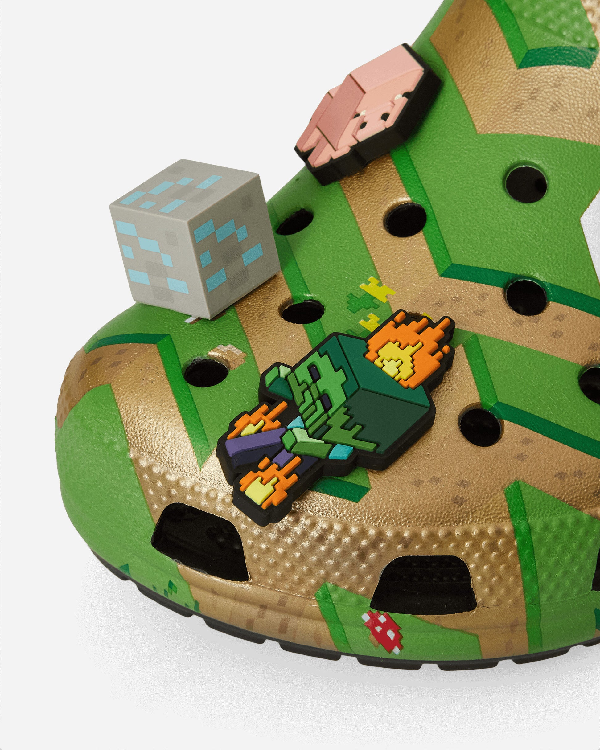 Crocs Classic Elevated Minecraft Multi Sandals and Slides Sandal 208472 MUL