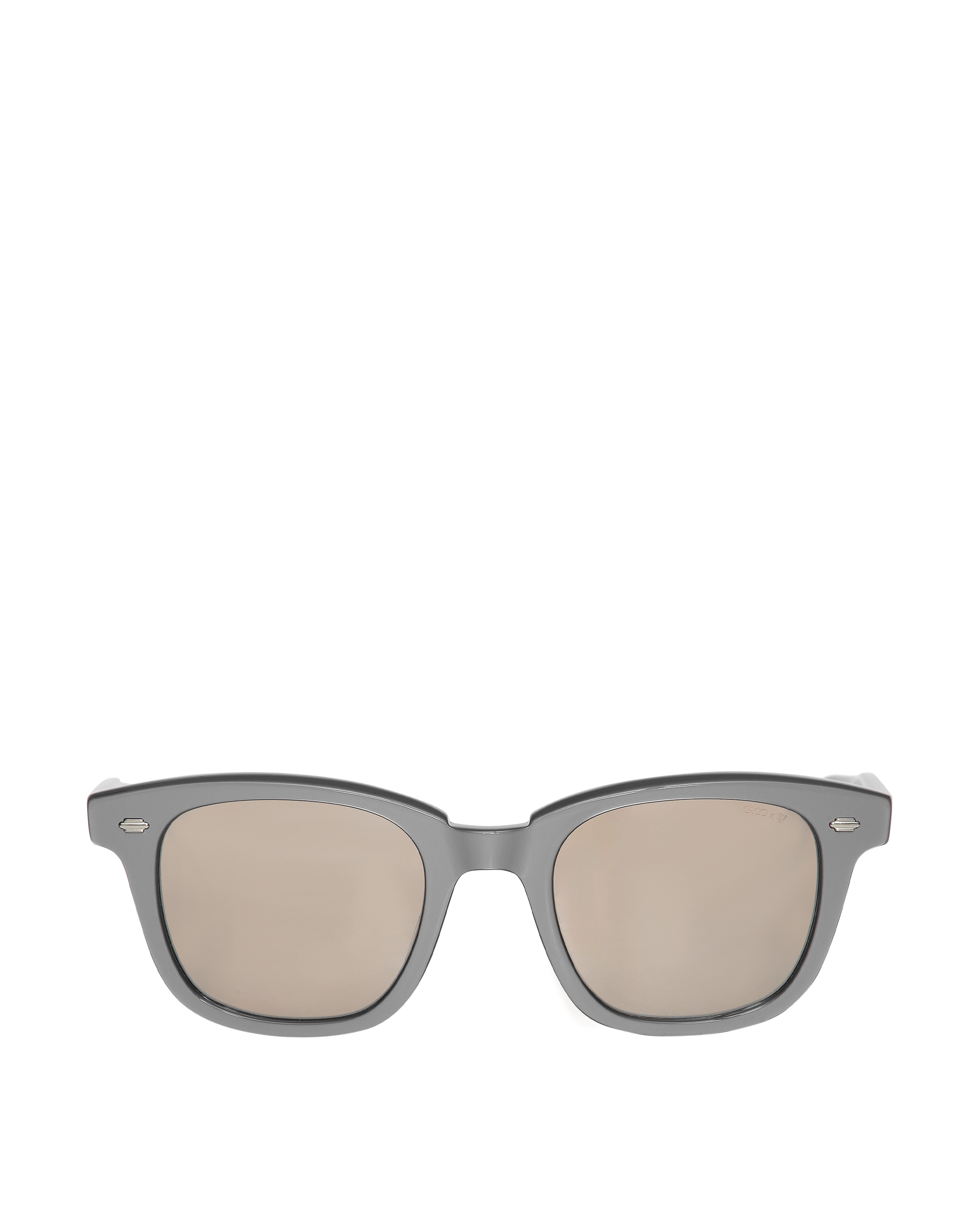 Garrett Leight GL x Slam Jam Calabar 49 Chrome/Se-Flat Black Blaze Mir Eyewear Sunglasses 2062-49 CSFBKBZM