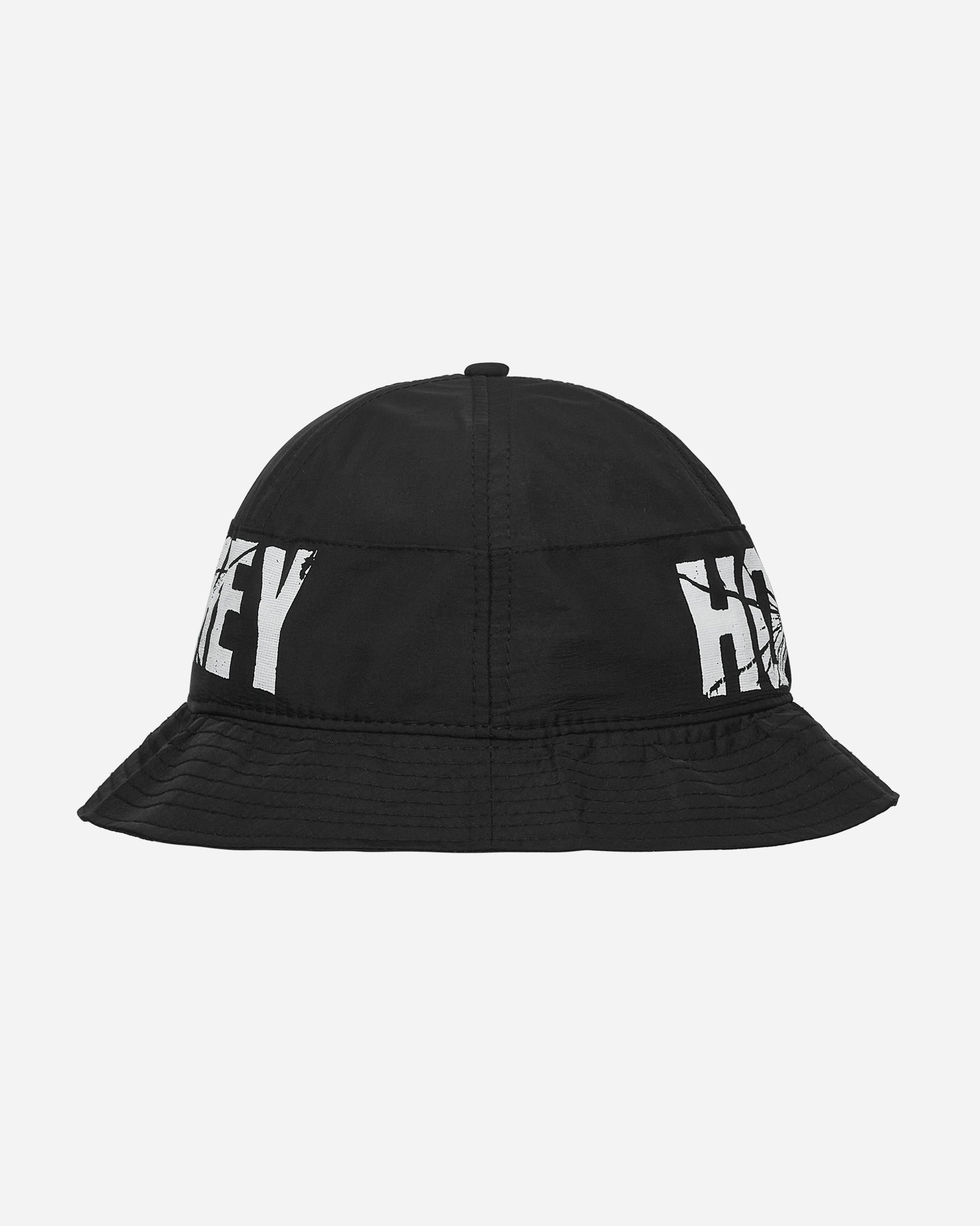 Hockey Hockey Crinkle Bell Bucket Hat Black Hats Bucket PN1869 001