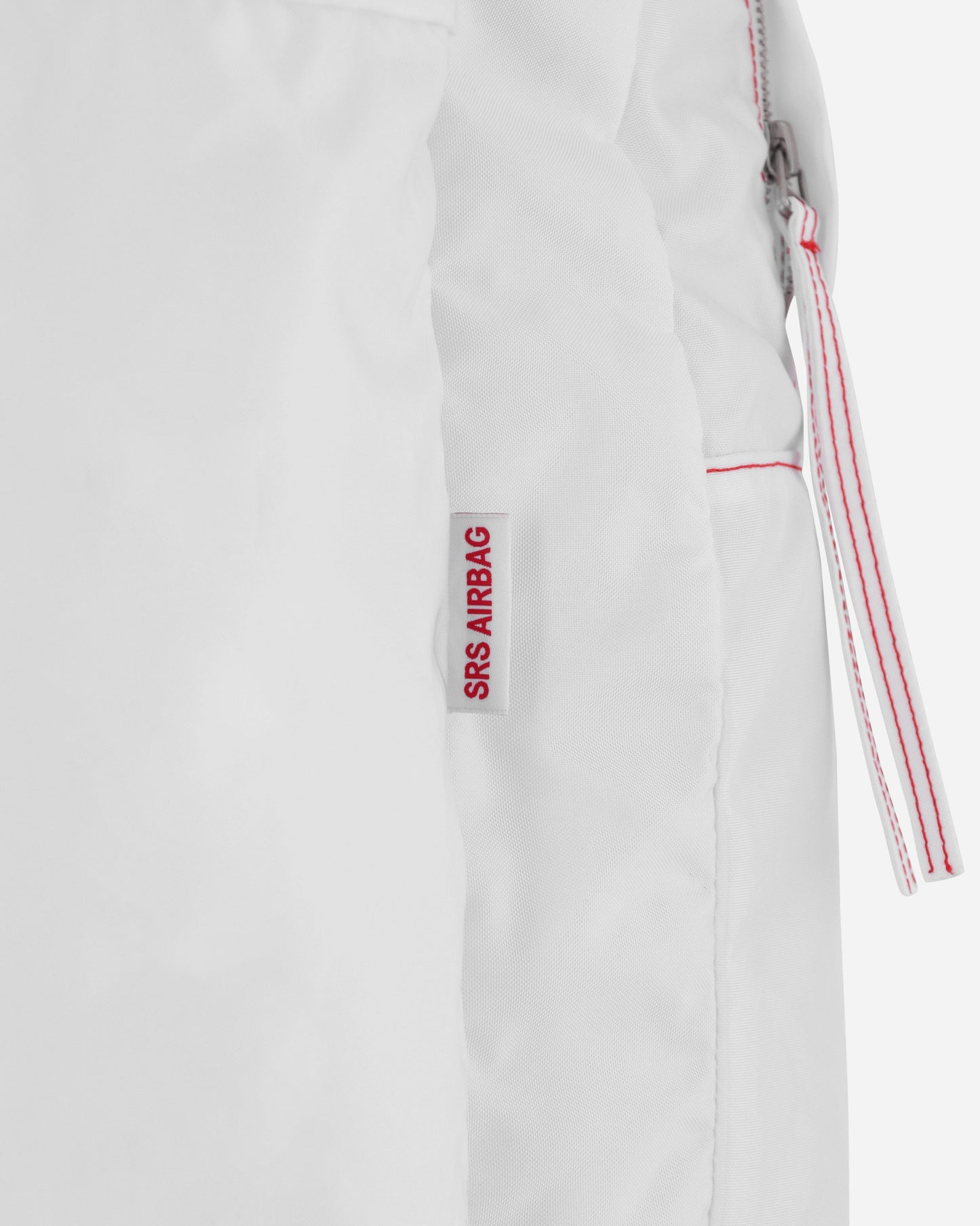 Kanghyuk Airbag Embossed Backpack White/Red Stitch  Bags and Backpacks Backpacks RMA22SSAC01 002