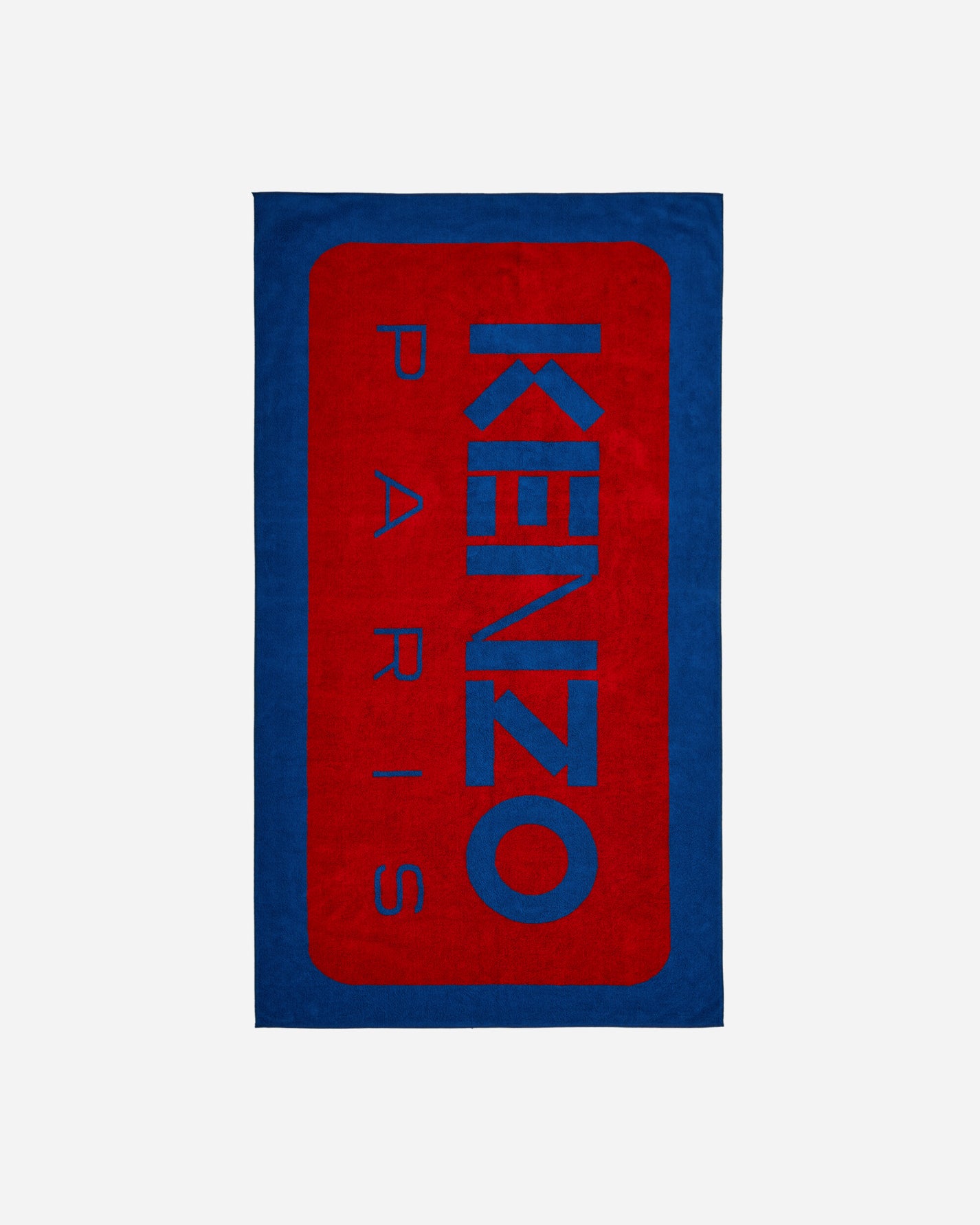 Kenzo Paris Klabel Beach Towel Hot Red Homeware Bathtowels FD5KLABELJDC 26H