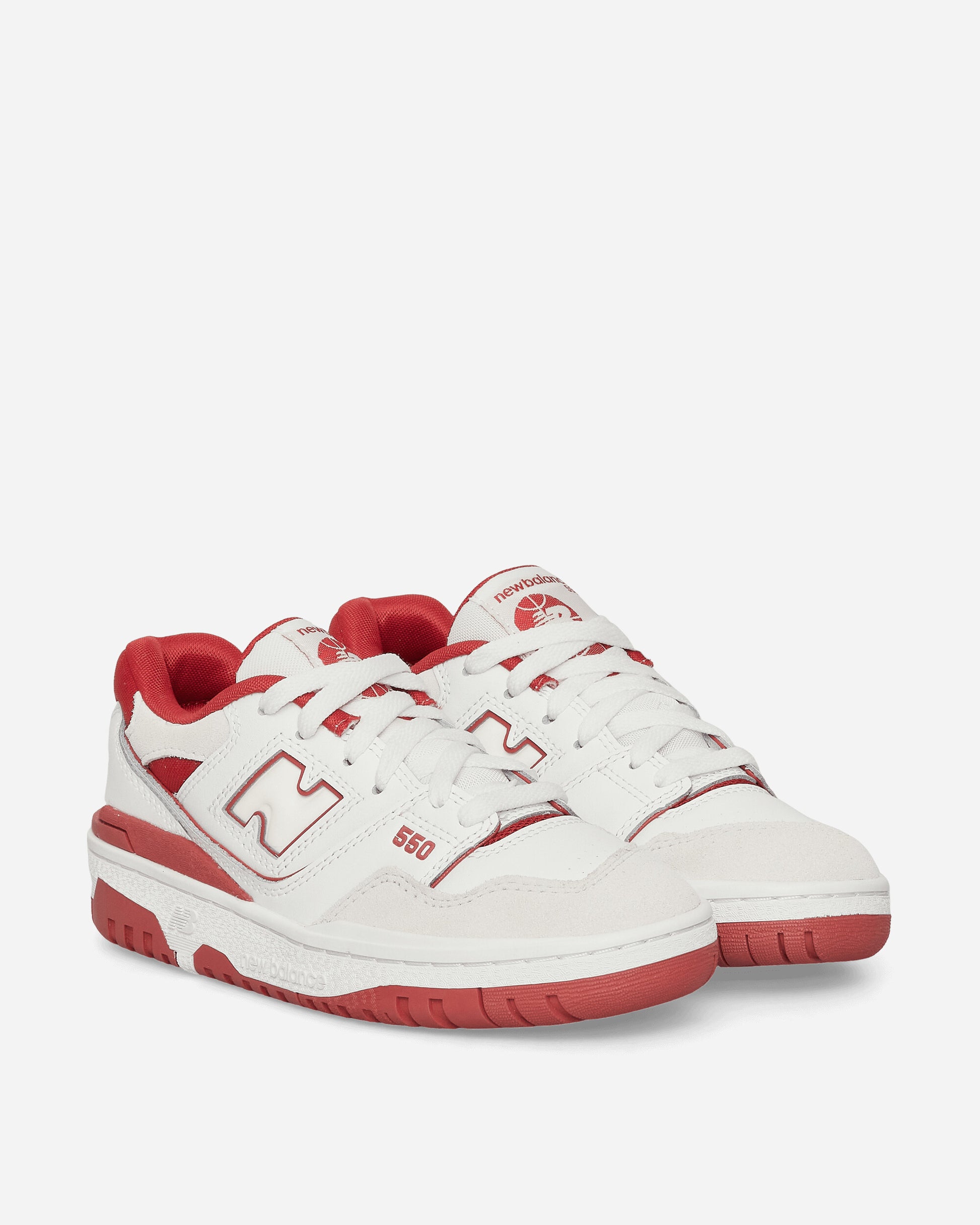 New Balance Kids PSB550TF White/Red Sneakers Low PSB550TF