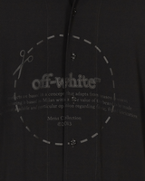 Off-White Cut Here Logo Holiday Shirt Black Black  Shirts Longsleeve OMGA196F21FAB002 1010