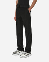 Off-White Buckle Dry Wool Slim Pant Black Pants Trousers OMCA214F22FAB002 1000