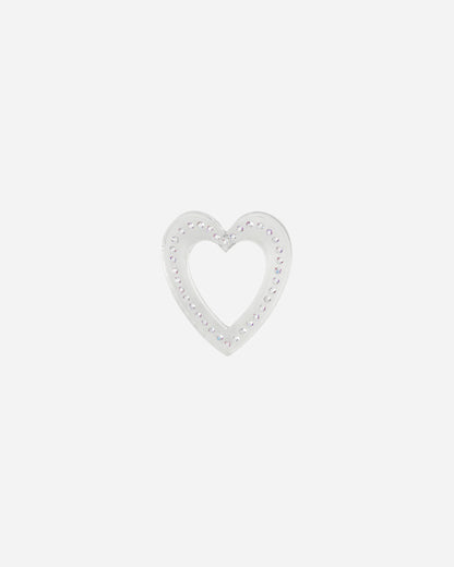 Safsafu Wmns Big Heart Earrings Transparent Jewellery Earrings 1-23-E1 004