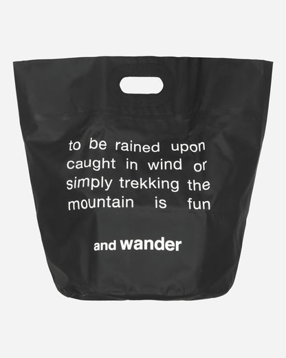 and wander Storage Bucket 35L Black Equipment Camping Gear 5743977224 010